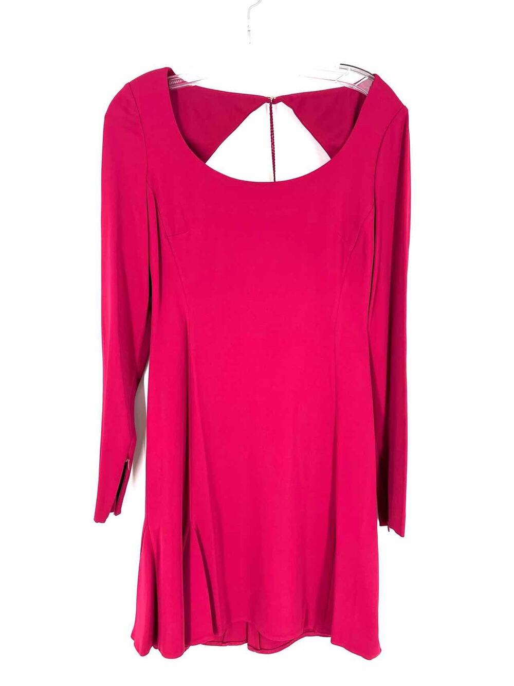 Rachel Zoe Size 4 Raspberry Back Cut-Out Paneled NEW Designer Dress